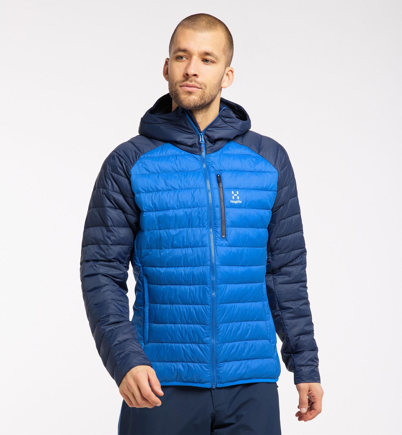 Haglöfs Spire Mimic Down Jacket Blue For Mens MWENJ4806 Australia